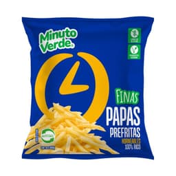 Papas Prefritas Fina Congeladas Minuto Verde 800 g
