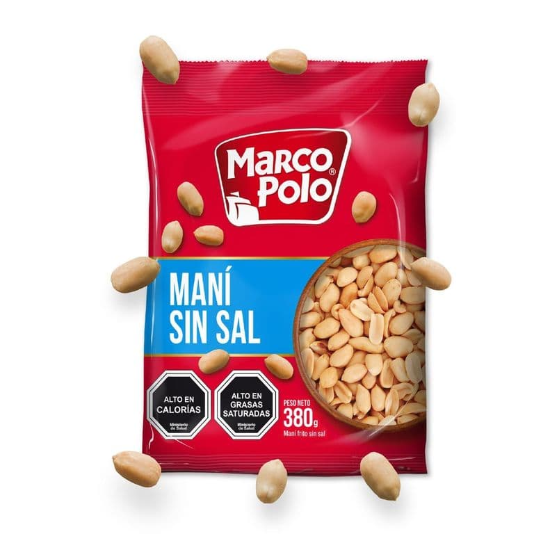 Mani sin Sal Marco Polo 380 g