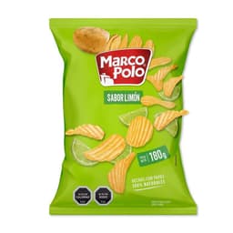 Papas Fritas Sabor Limon Marco Polo 180 g