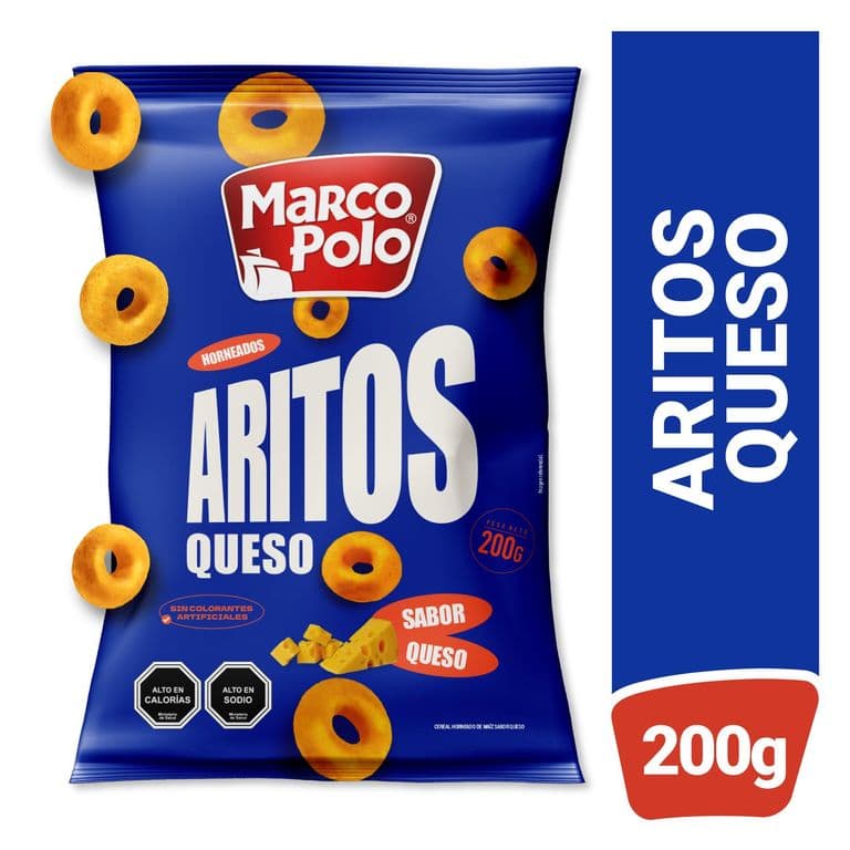 Snack Crunchis Tubos Marco Polo 200 g
