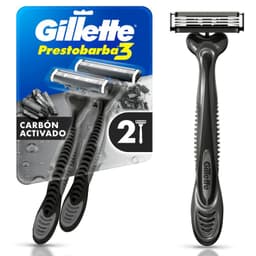 Maquina de Afeitar Gillette Prestobarba 3 Carbono 2 un