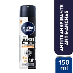 Desodorante en Spray Nivea Hombre Black & White 150 ml