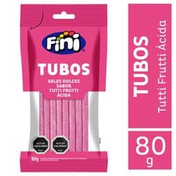 Gomitas Tubos Acidos Fini Tutti Frutti 80 g