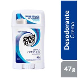 Desodorante en Crema Speed Stick Clinical Complete Hombre 55 g