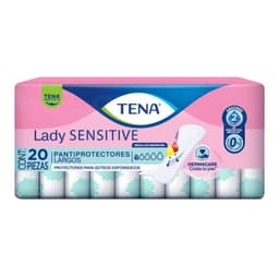 Protectores Diarios Incontinencia Lady Sensitive Tena 20 un