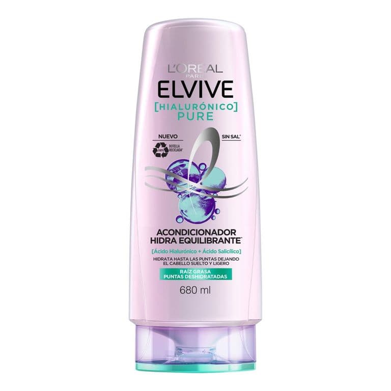 Acondicionador Elvive Hialuronico Pure 680 ml