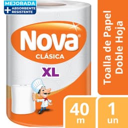 TOALLA DE PAPEL NOVA CLASICA 40M X1 UN