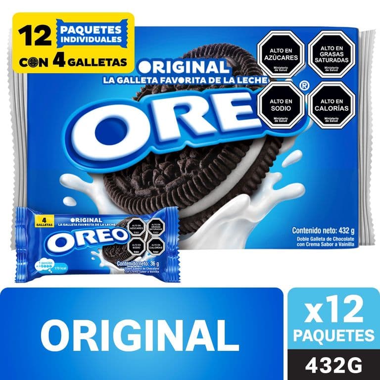 OREO REGULAR 12PACK 36 GR 12 X 36 GR