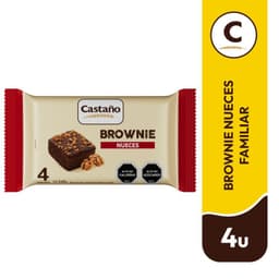 Pack Brownie con Nueces Castano 4 Un x 62 g 248 GR