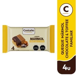 Pack Queque Marmoleado Chocolate y Toffee Castano 4 Un x 70 g 280 GR