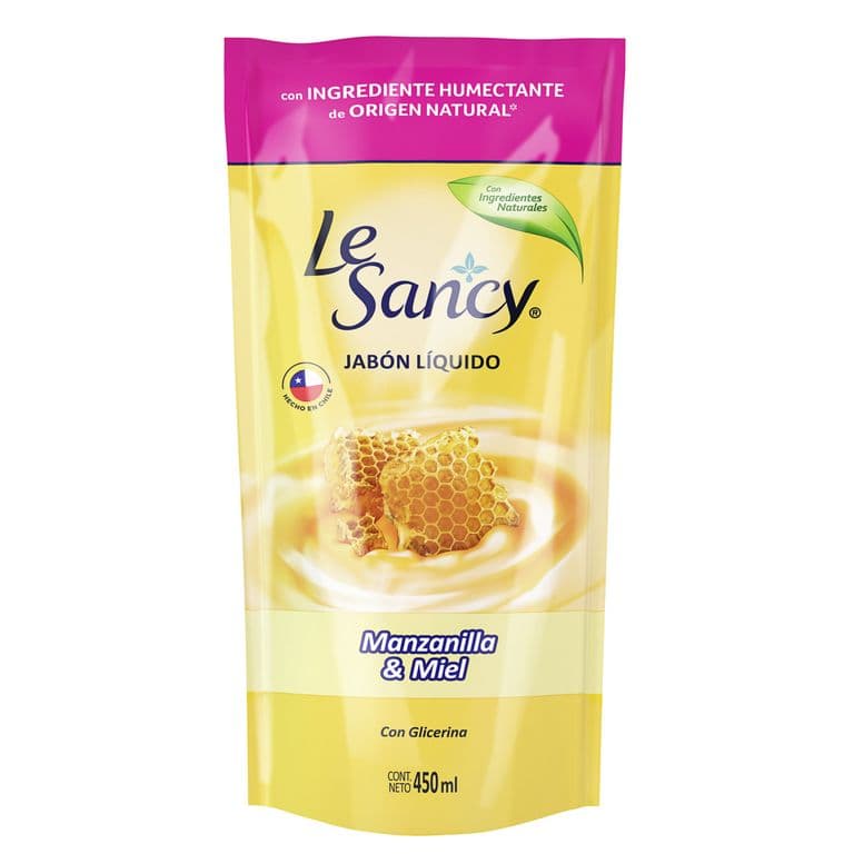 Jabon Liquido Le Sancy Manzanilla 450 ml