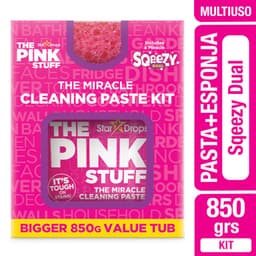 Kit Pasta + Esponja The Pink Stuff 850 g