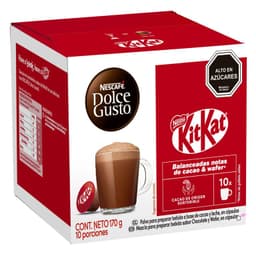 Capsulas de Chocolate Dolce Gusto Kit Kat 10 Un