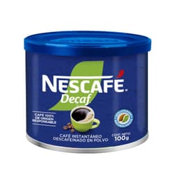 Cafe Instantaneo Descafeinado Nescafe Tarro 100 g