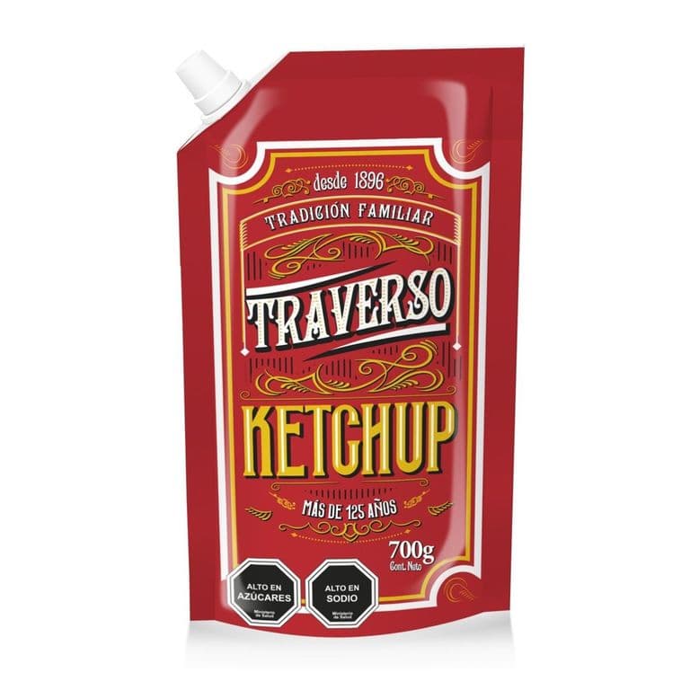 Ketchup Vintage Doypack Traverso 700 g