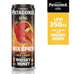 Cerveza Austral Patagonia Red Lager Sabor Whisky Honey 4.7 350 ml