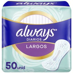 Protectores Diarios Largos Always 50 Un