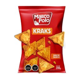 Tortillas Kraks Sabor Queso Marco Polo 200 g