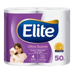 Papel Higienico Elite Doble Hoja 4 x 50 mts 4 UN