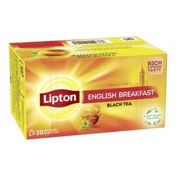 Te Negro English Breakfast Lipton 20 Un