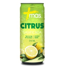Agua con Gas Sabor Limon Citrus Mas 310 ml