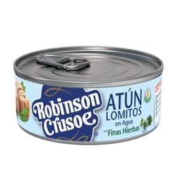Atun Lomitos en Agua Finas Hierbas Robinson Crusoe 140 g