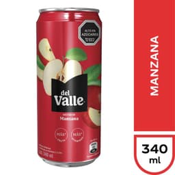 Nectar de Manzana Lata Del Valle 340 ml