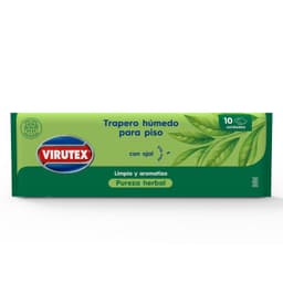 Traperos Humedos Virutex Pureza Herbal 10 Un