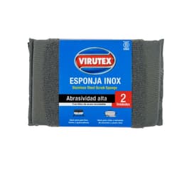 Esponja Inox Virutex Abrasividad Alta 2 Un