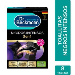 Toallitas Renovadoras de Ropa Negros Intensos Dr. Beckmann 8 un