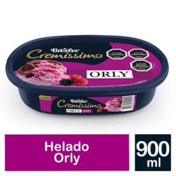 Helado de Leche Cremissimo Orly Sabor Frambuesa Cassata Bresler 900 ml