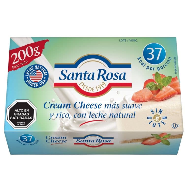 Queso Crema Light Santa Rosa 200 g