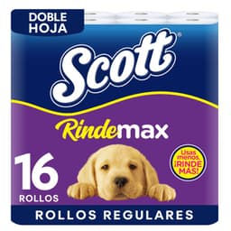 Papel Higienico Scott Rindemax Doble Hoja 16 x 22 mts 16 UN