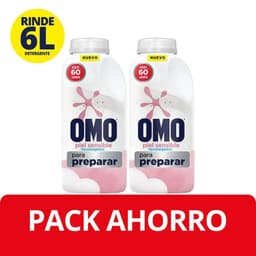 Pack Detergente Liquido para Diluir Piel Sensible Omo 2x500 ml PACK 2X500 ML