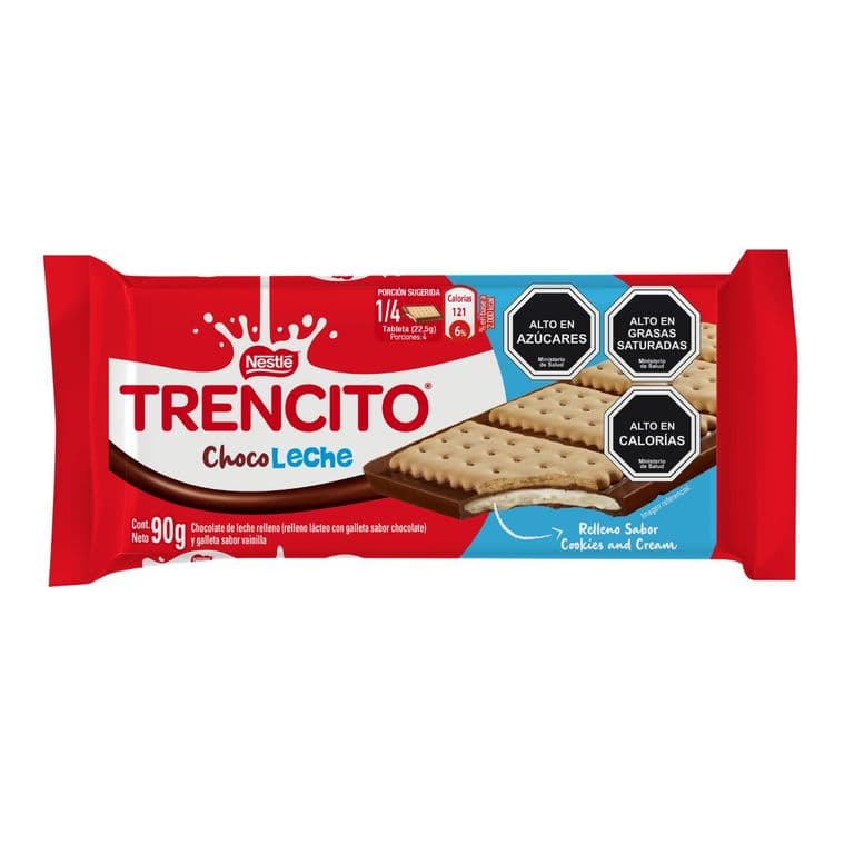Chocolate con Galleta Trencito Choco Leche 90 g