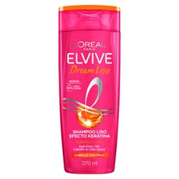 Shampoo Dream Liso Efecto Keratina Elvive 370 ml