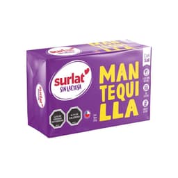 Mantequilla con Sal Sin Lactosa Surlat 200 g