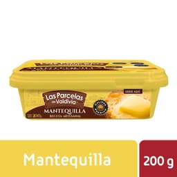 Mantequilla Receta Artesanal Pote Las Parcelas de Valdivia 200 g