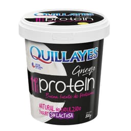 Yoghurt Griego Protein Natural Sin Lactosa Quillayes 800 g