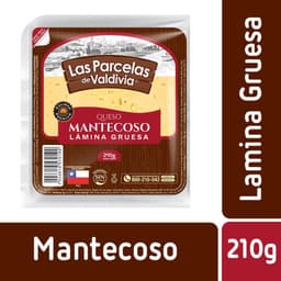 Queso Mantecoso Lamina Gruesa Las Parcelas de Valdivia 210 g