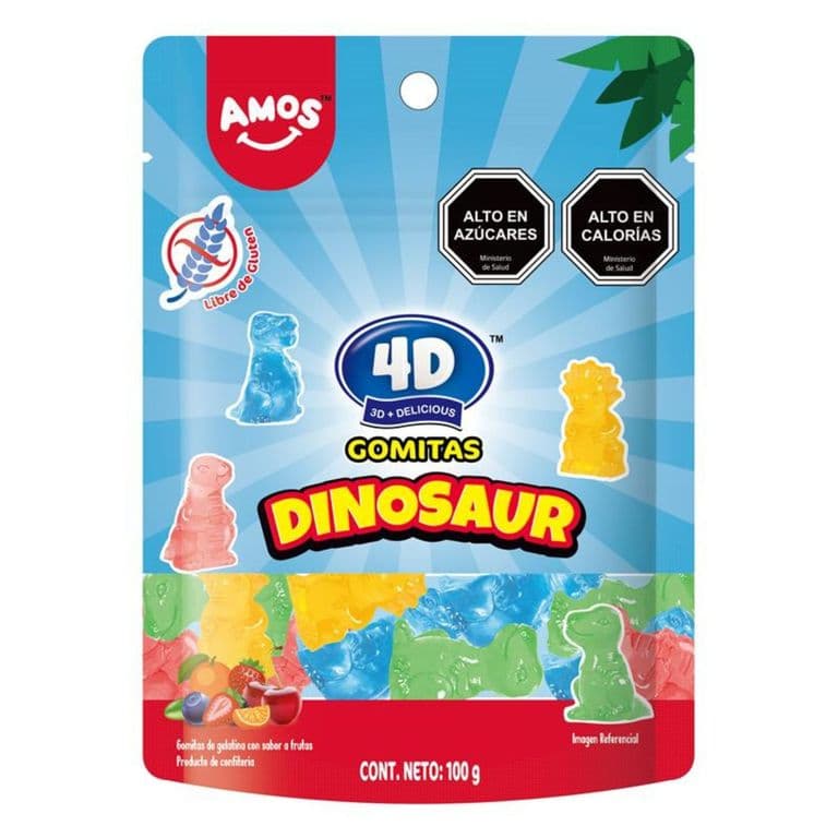 Gomitas Amos Dinosaur 100 g