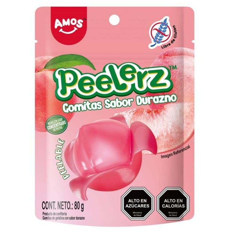 Gomitas Peelerz Amos Durazno 80 g