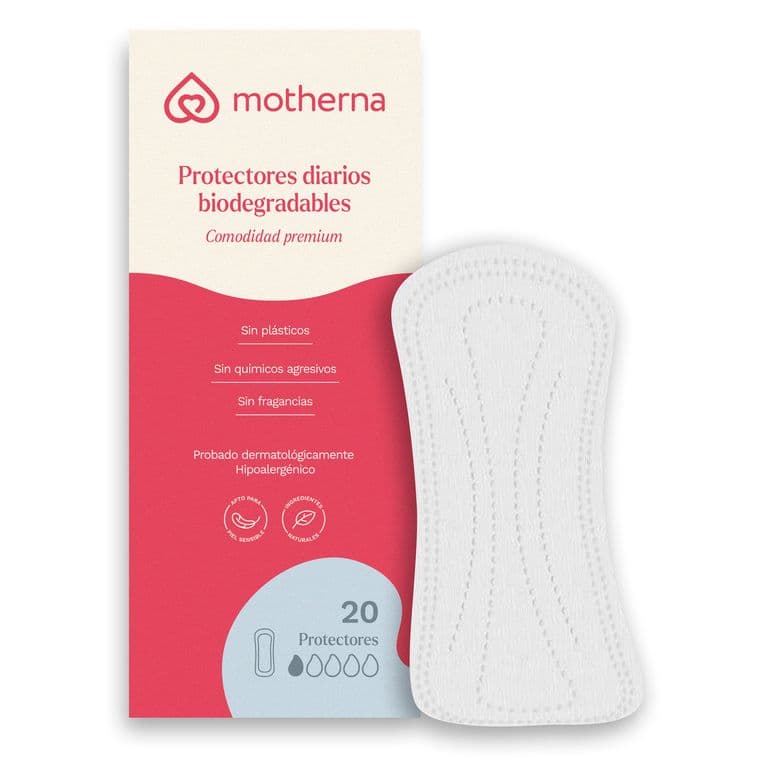 Protectores Diarios Biodegradables Motherna 20 Un