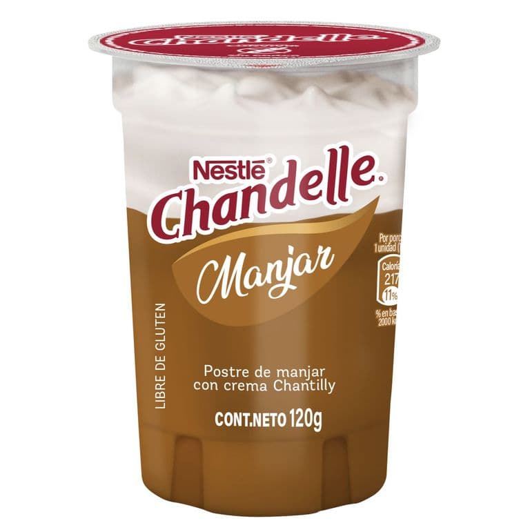 Postre Chandelle Sabor Manjar Nestle 120 g