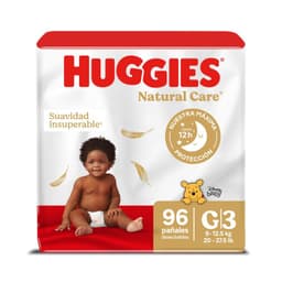 Panales Desechables Natural Care Talla G Huggies 96 un