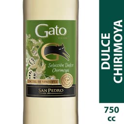 Coctel de Vino Gato Dulce Chirimoya 8 750 ml
