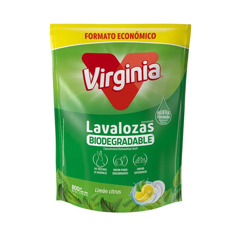 Lavalozas Biodegradable Aroma Limon Virginia 800 ml