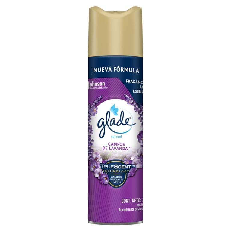 Desodorante Ambiental Glade Campos de Lavanda en Aerosol 255 ml