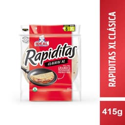 Tortillas Rapiditas Clasicas Tamano XL 8 Un 415 g