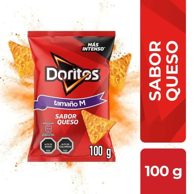Snack Doritos Sabor Queso 100 gr